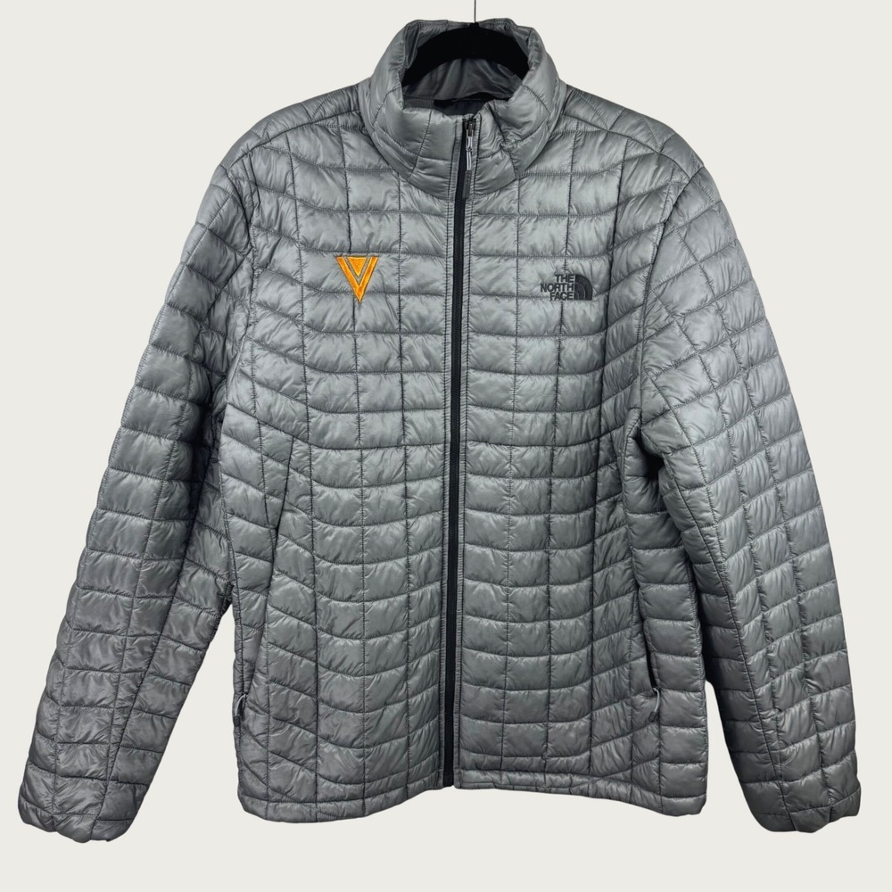The North Face ThermoBall‎ Eco Jacket Mens Large Gray Quilted Puffer Outdoor